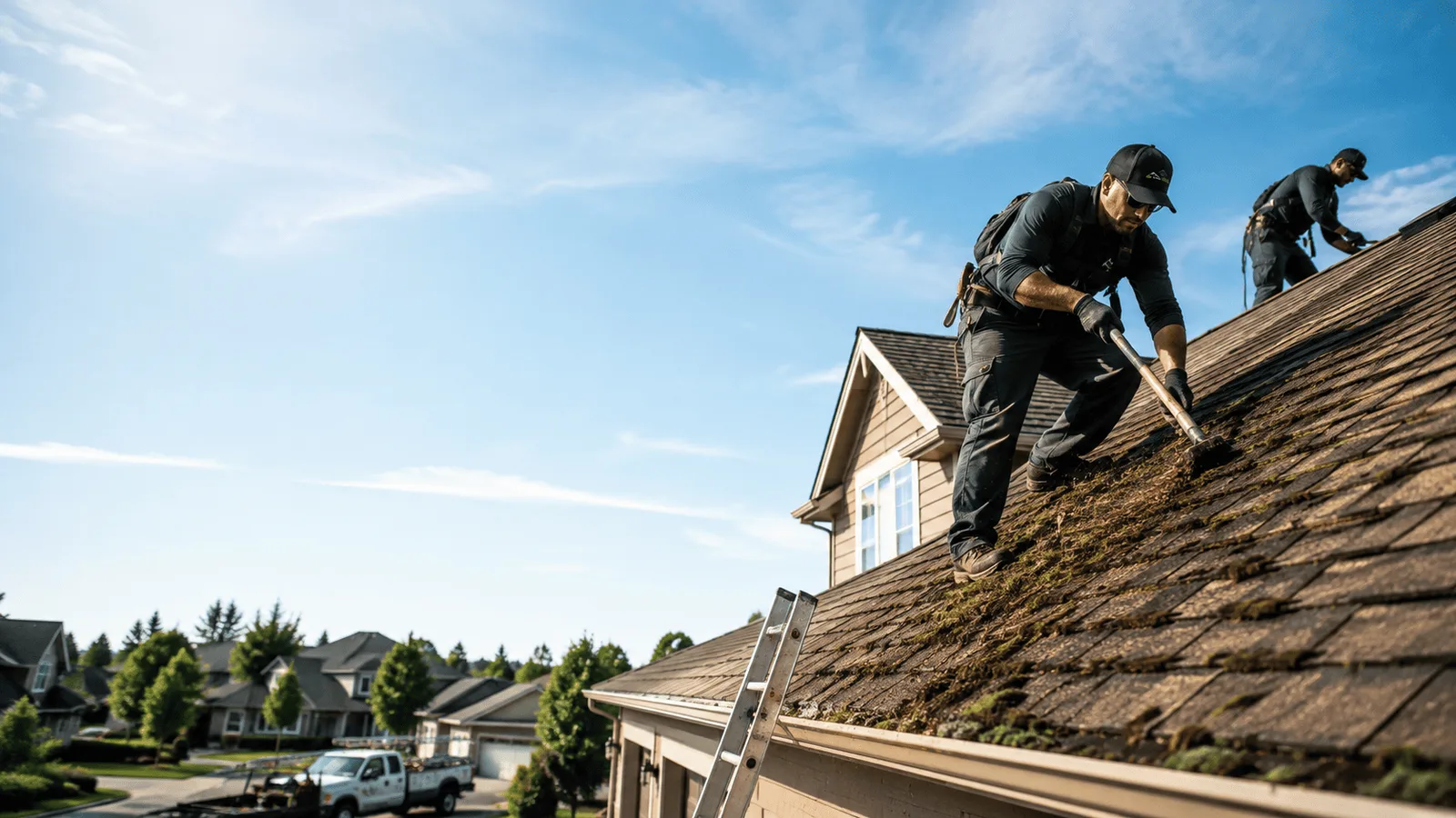 Roof Moss Removal in Willimantic, CT near me